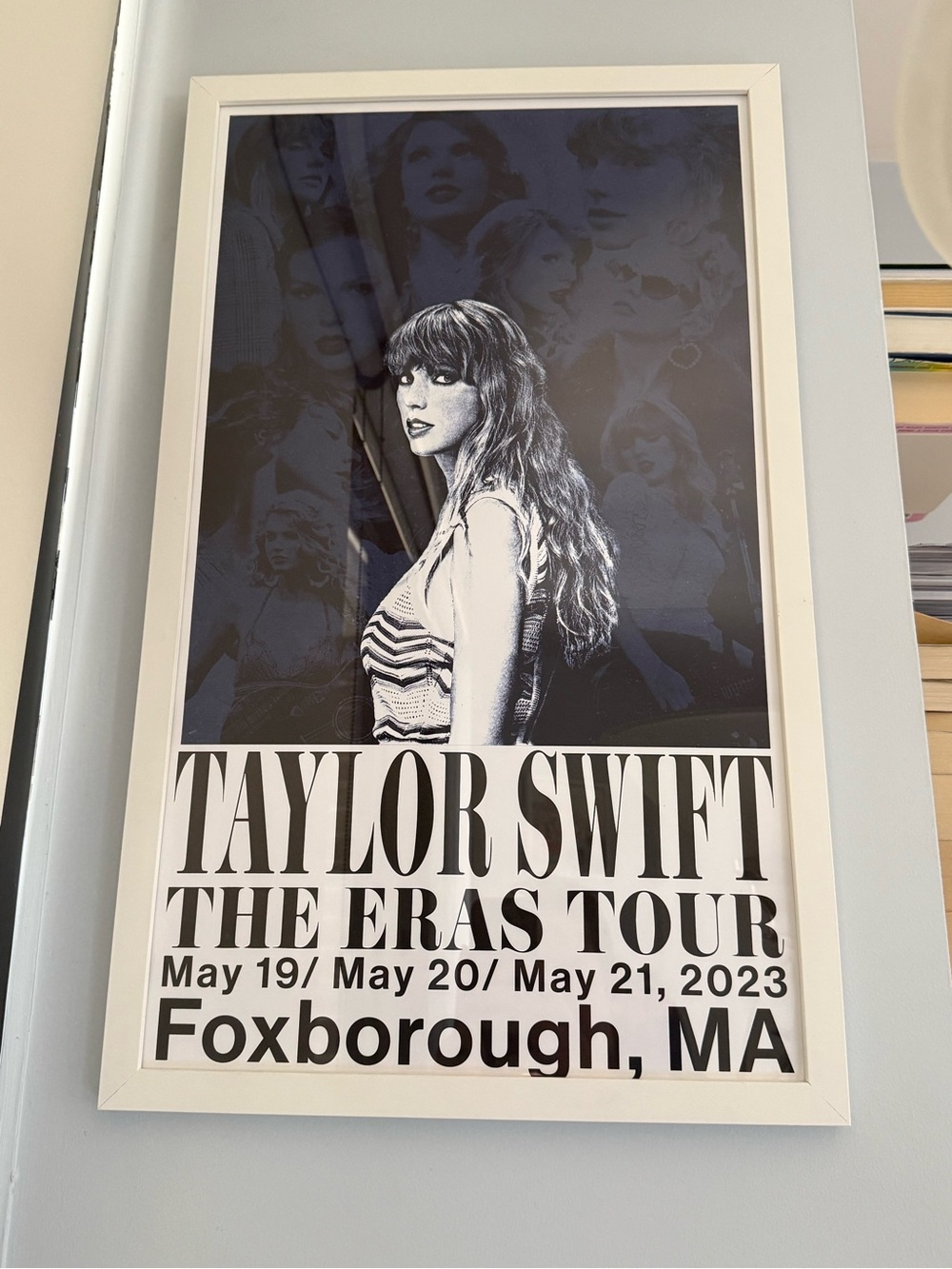 Taylor Swift Eras Tour Official Framed Poster Boston